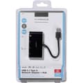 Miniatyrbild 2 av 4: Vivanco USB 3.0 Adapter [4x RJ45 hona, USB 3.2 Gen 1 A hona (USB 3.0) - 1x USB 3.2 Gen 1 A​ hane (USB 3.1) ] 39638 10.0