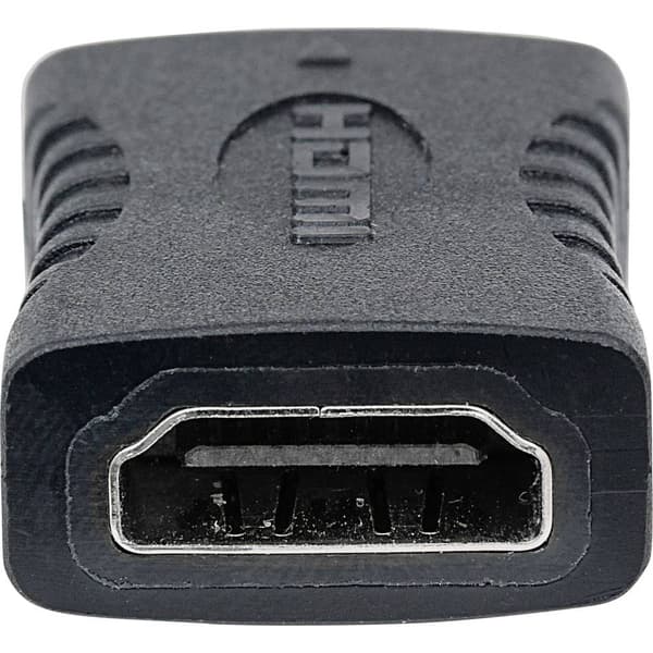 Manhattan 353465 HDMI Adapter [1x HDMI hona - 1x HDMI hona] Svart guldpläterad kontakt