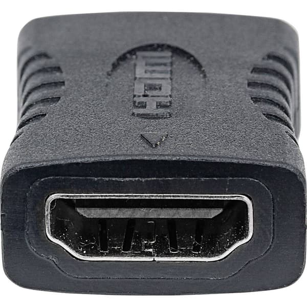 Manhattan 353465 HDMI Adapter [1x HDMI hona - 1x HDMI hona] Svart guldpläterad kontakt