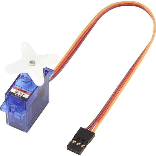 Reely Mikro-Servo S-0009 Analog-servo Transmissionsmaterial: Plast Instickssystem: JR