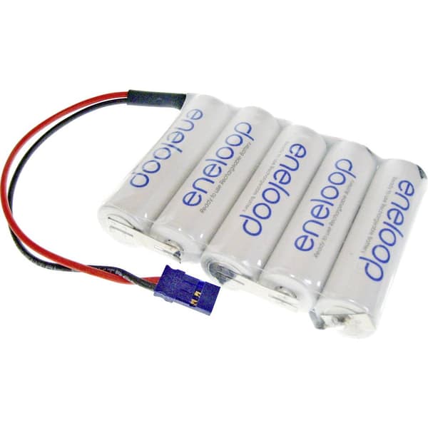 Panasonic eneloop Reihe F1x5 Graupner Batteripack Antal celler: 5 Batteristorlek: AA (R6) Kabel, Kontakt NiMH 6 V 1900