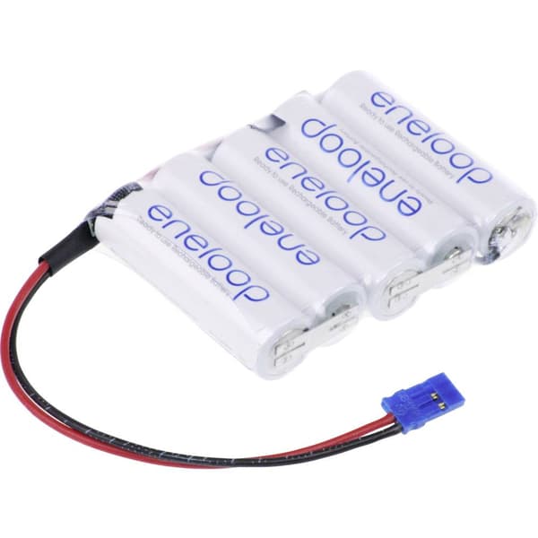 Panasonic eneloop Reihe F1x5 Graupner Batteripack Antal celler: 5 Batteristorlek: AA (R6) Kabel, Kontakt NiMH 6 V 1900