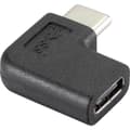 Miniatyrbild 3 av 3: Renkforce USB 3.1 (2:a gen.) Adapter [1x USB-C® hane - 1x USB-C® hona] Vinklad 90° åthöger