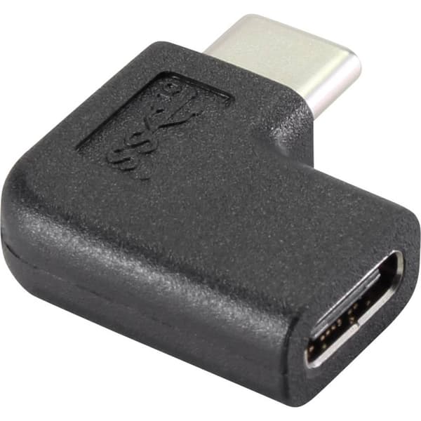 Renkforce USB 3.1 (2:a gen.) Adapter [1x USB-C® hane - 1x USB-C® hona] Vinklad 90° åthöger