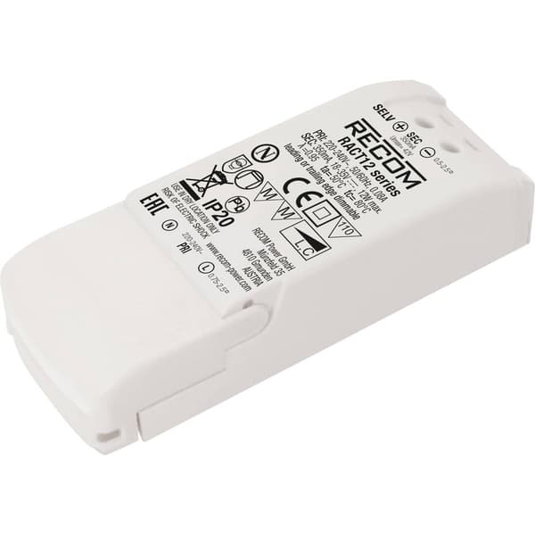 RECOM LED driver 12 W 500 mA 12 - 24 V/DC 1 st