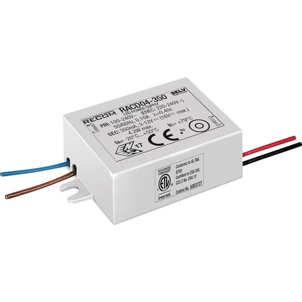 RECOM LED driver 4.2 W 700 mA 3 - 6 V/DC 1 st
