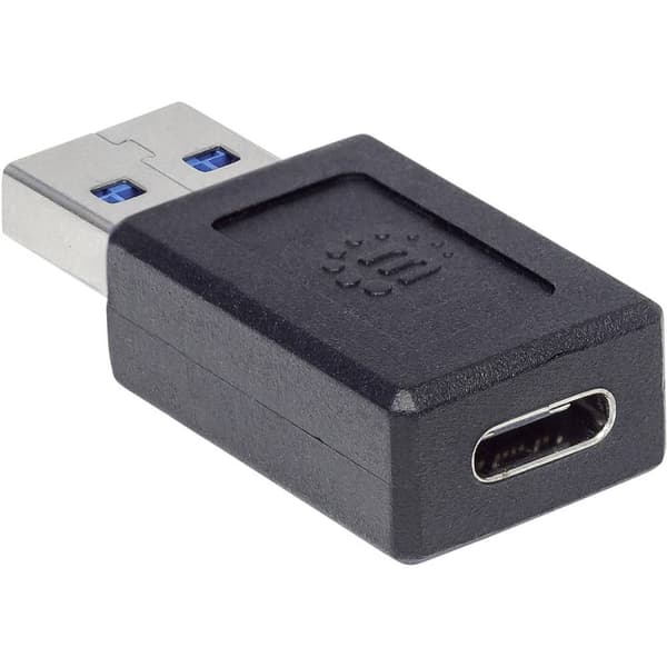 Manhattan USB 3.1 (2:a gen.) Adapter [1x USB 3.2 Gen 1 A​ hane (USB 3.1) - 1x USB-C® hona]
