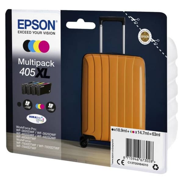 Epson Bläck T05H6, 405XL Original Kombi-pack Svart, Gul, Cyan, Magenta C13T05H64010
