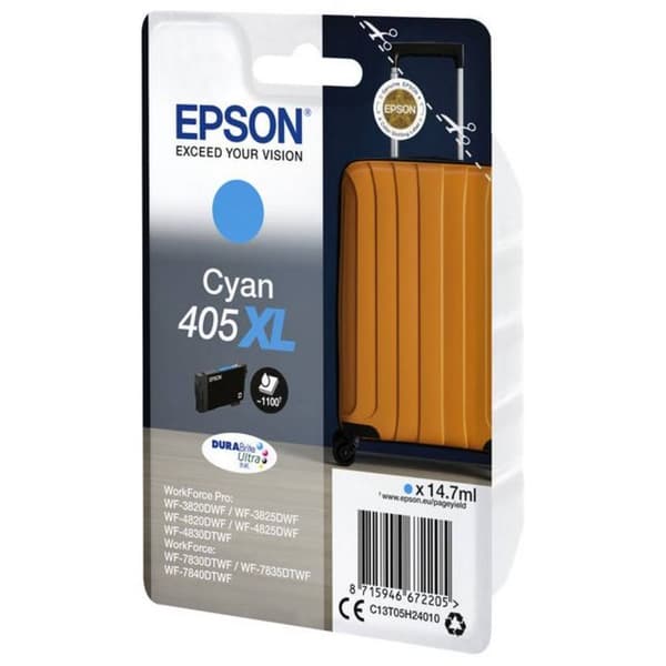 Epson Bläck T05H2, 405XL Original Cyan C13T05H24010