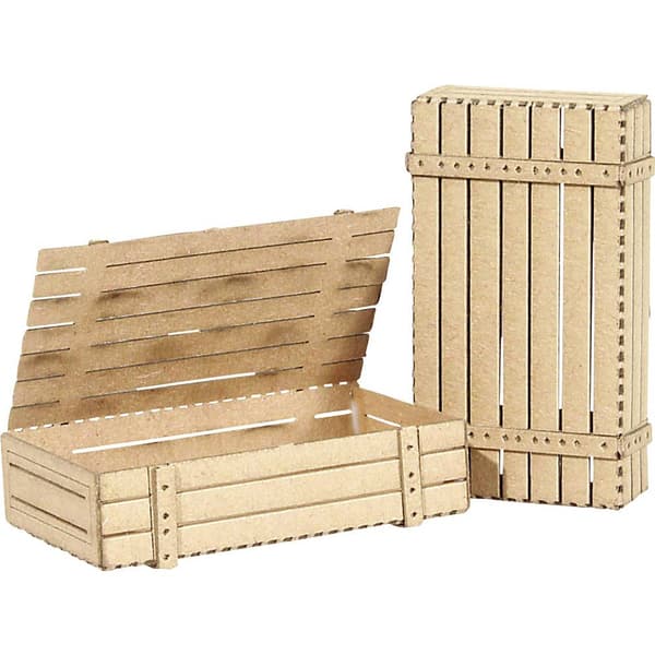 MBZ 80292 H0 Transportlådor Lasercut-byggsats