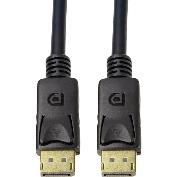 LogiLink DisplayPort Anslutningskabel DisplayPort-kontakt, DisplayPort-kontakt 1.00 m Svart CV0119 DisplayPort-kabel