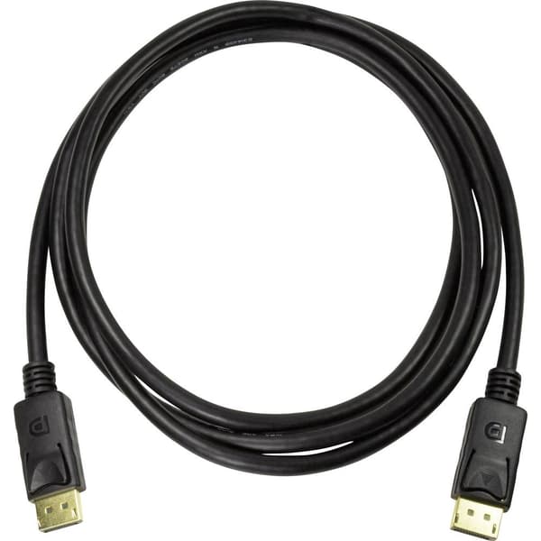 LogiLink DisplayPort Anslutningskabel DisplayPort-kontakt, DisplayPort-kontakt 1.00 m Svart CV0119 DisplayPort-kabel