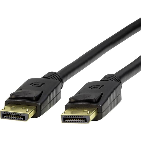 LogiLink DisplayPort Anslutningskabel DisplayPort-kontakt, DisplayPort-kontakt 1.00 m Svart CV0119 DisplayPort-kabel