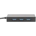 Miniatyrbild 2 av 4: Digitus DA-70240-1 4 Port USB-Hub 3.0 Aluminiumhölje Svart