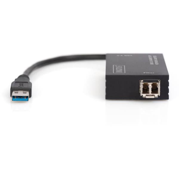 Digitus PC, Glasfiber, Laptop, USB 3.0, Nätverk Adapter [1x USB - 1x SFP-slot] DN-3026 17.00 cm
