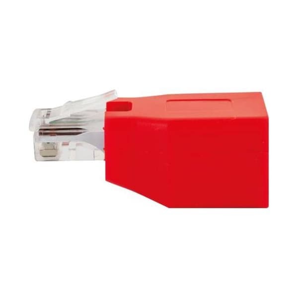 Schwaiger RJ45 Nätverk Adapter CAT 6 [1x RJ45 hona - 1x RJ45 hane] Röd