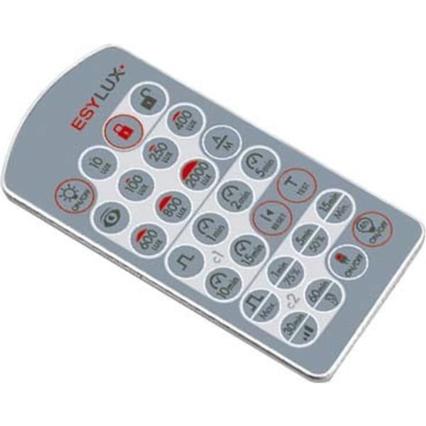 ESYLUX EM10425509 Fjärrkontroll för rörelsedetektor Silver