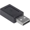 Miniatyrbild 3 av 4: Manhattan USB 2.0 Adapter [1x USB 2.0 A hane - 1x USB-C® hona] Tillämplig kontakt på båda sidor