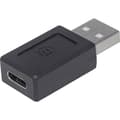 Miniatyrbild 1 av 4: Manhattan USB 2.0 Adapter [1x USB 2.0 A hane - 1x USB-C® hona] Tillämplig kontakt på båda sidor
