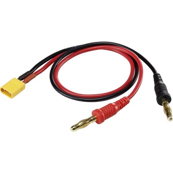 Reely Laddningskabel [2x Banankontakt 4 mm - 1x XT30U hona] 30.00 cm 2.5 mm² RE-6799482