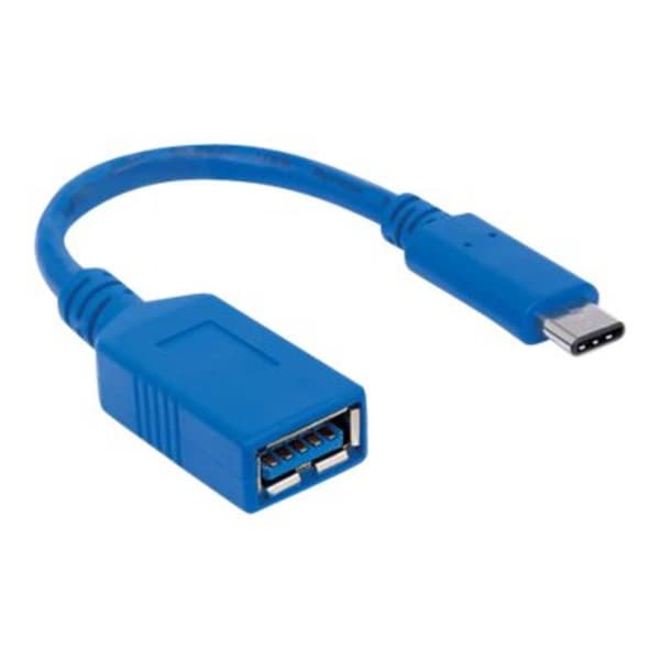 Manhattan USB 2.0, USB 3.0 Adapter [1x USB 3.2 Gen 1 A hona (USB 3.0) - 1x USB-C® hane] 353540 15.00 cm Individuell skä
