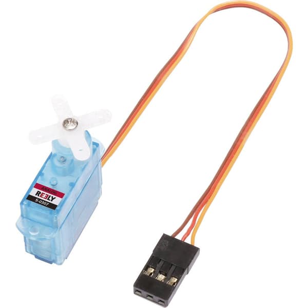 Reely Mikro-Servo S-0307 Analog-servo Transmissionsmaterial: Plast Instickssystem: JR