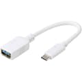 Miniatyrbild 1 av 2: Vivanco USB 3.0 Adapter [1x USB 3.2 Gen 1 A hona (USB 3.0) - 1x USB 3.2 Gen 1 kontakt C (USB 3.0) ] DCAVVUSBC30A02W 20.