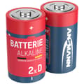 Miniatyrbild 3 av 5: Batteri D (R20) Ansmann LR20 Red-Line Alkaliskt 1.5 V 2 st