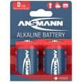 Miniatyrbild 1 av 5: Batteri D (R20) Ansmann LR20 Red-Line Alkaliskt 1.5 V 2 st