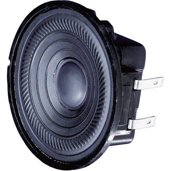 Visaton K 50 - 50 Ohm 2 tum 5 cm Mini-högtalarelement 2 W 50 Ω Svart Plastmembran, UV-beständig