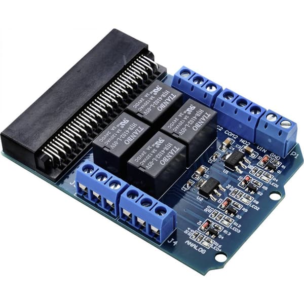 TRU COMPONENTS TC-9072504 Relämodul Relä-kretskort Passar till: BBC micro:bit 1 st