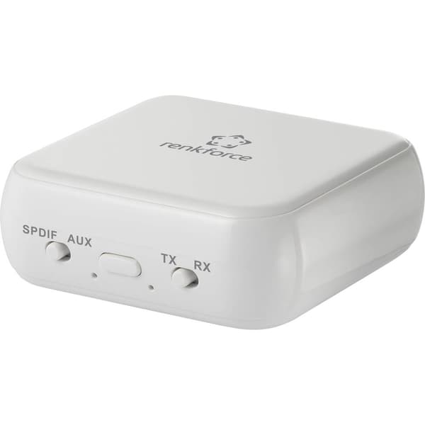 Renkforce RF-BTR-200 Bluetooth musiksändare/mottagare Kommunikation - Bluetooth version: 5.0 20 m integrerat batteri