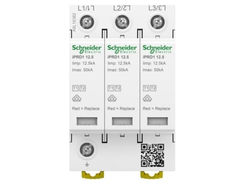 Schneider Electric Acti9 iPRD1, 3P, Valkoinen, -25 - 60 °C, -40 - 80 °C, 5 - 95%, 54 mm