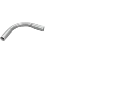 DIETZEL Taivutus 90 astetta halogeenittomille muoviputkille 20 mm HFSB HG/N (3/4) harmaa