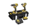 Miniatyrbild 2 av 2: DeWALT DCK266P3-QW, Eldriven skruvdragare, Pistolhandtag, Svart, Gul, Batteri, 18 V, Litium-Ion (Li-Ion)