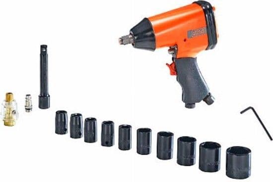 BLACK+DECKER 1/2" PNEUMAATTINEN PORAUSAVAIN + 10 SOKKIA