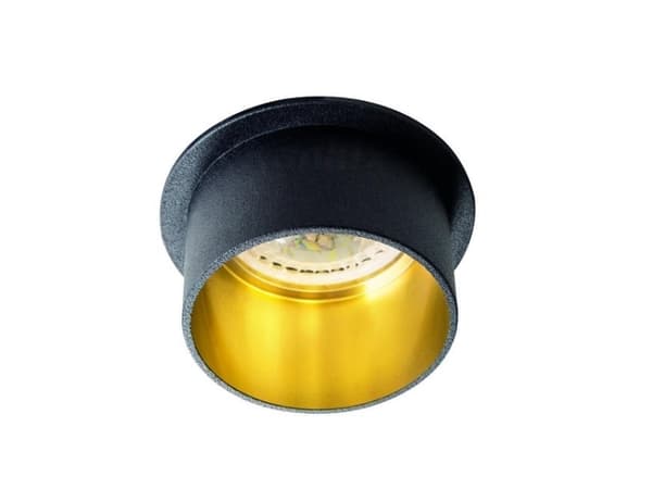 Kanlux-valaisin Spag S B/G 220V/12V 35W Ip20 musta, Valkoinen