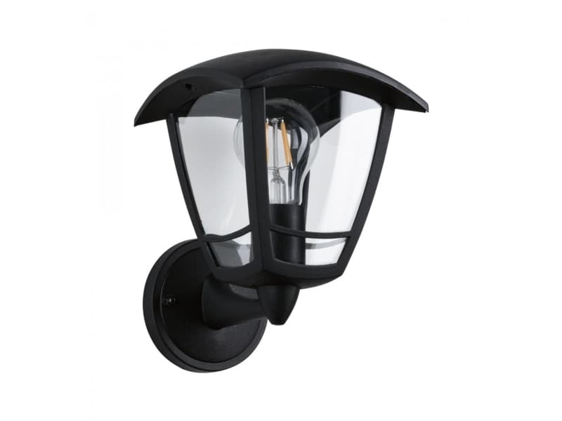 Paulmann 94391, Väggbelysning för utomhusbruk, Svart, Transparent, Plast, IP44, Fasad, II
