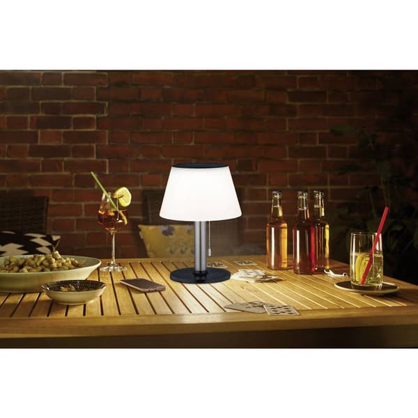 Paulmann 94309 Solcells-bordslampa 0.8 W Varmvit Rostfritt stål