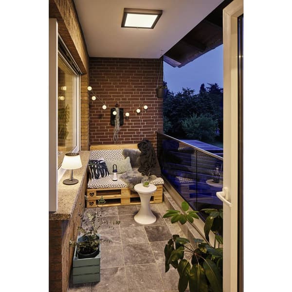 Paulmann 94309 Solcells-bordslampa 0.8 W Varmvit Rostfritt stål