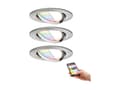 Miniatyrbild 2 av 5: Paulmann Nova Plus, Smart spotlight, ZigBee, Rostfritt stål, Integrerad LED, Varmvitt, 2700 K