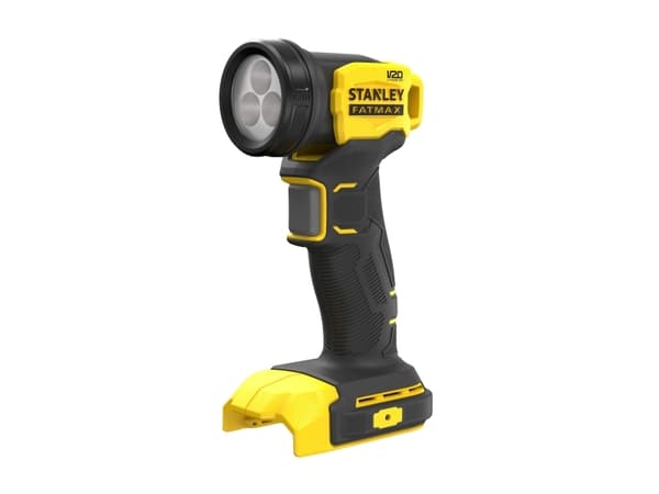 Stanley FATMAX SFMCL020B-XJ, Käsikokoinen taskulamppu, Musta, Keltainen, Painikkeet, LED, 3 lamppua, 140 lm musta, Keltainen