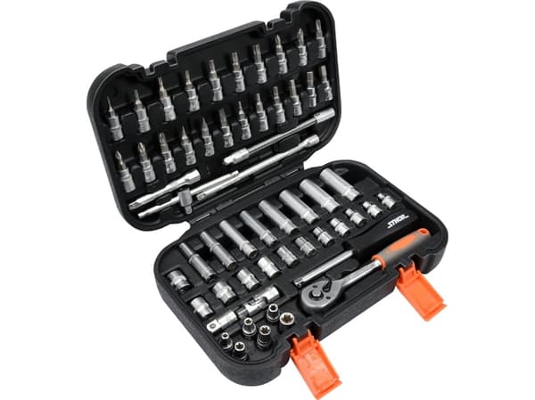 1/4" jakoavaimien sarja 56 kpl T58643 STHOR