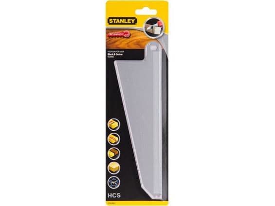 Stanley STA29961-XJ, Sticksågsblad, Hårt träslag, Mjuka träslag, Trä, Stål med hög kolhalt (HCS), Svart, Grå, 20 cm, 1 styck
