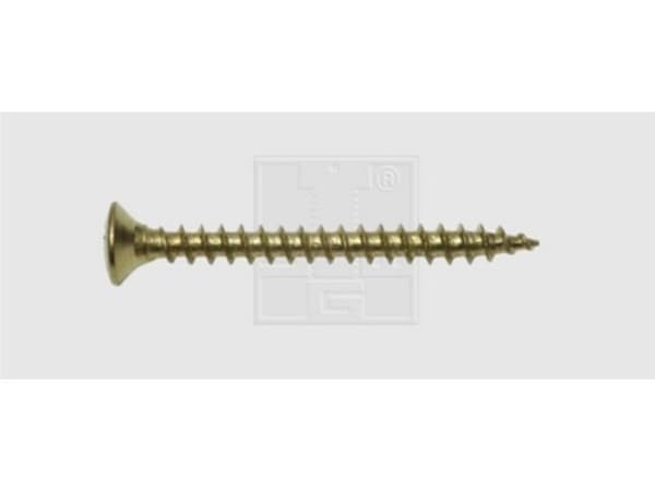 SWG 195345067 Träskruv 4 mm 50 mm Korsklipp Pozidriv Stål mässingsbelagd 200 st