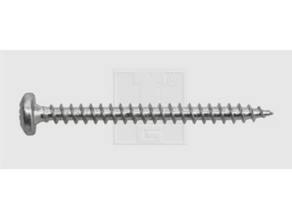 SWG 19646067 Träskruv 4 mm 60 mm Korsklipp Pozidriv Stål förzinkat 200 st