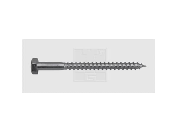 SWG 192108110 Träskruv 10 mm 80 mm Insex DIN 571 Galvaniserat stål 50 st