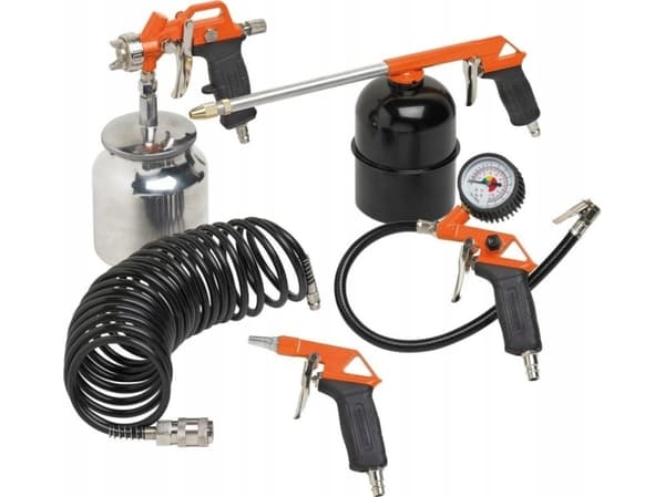 Pneumatisk sett 5 stk SETT 5 dyser, nedre tank