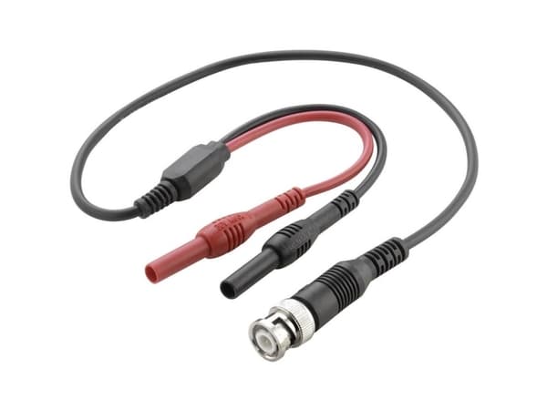 VOLTCRAFT BNC-prøveledning 0.50 m Sort, Rød
