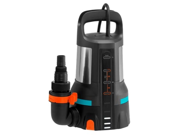 Gardena 9034-20, 450 W, AC, 0,7 bar, 11000 l/h, IPX8, Musta, Hopea
